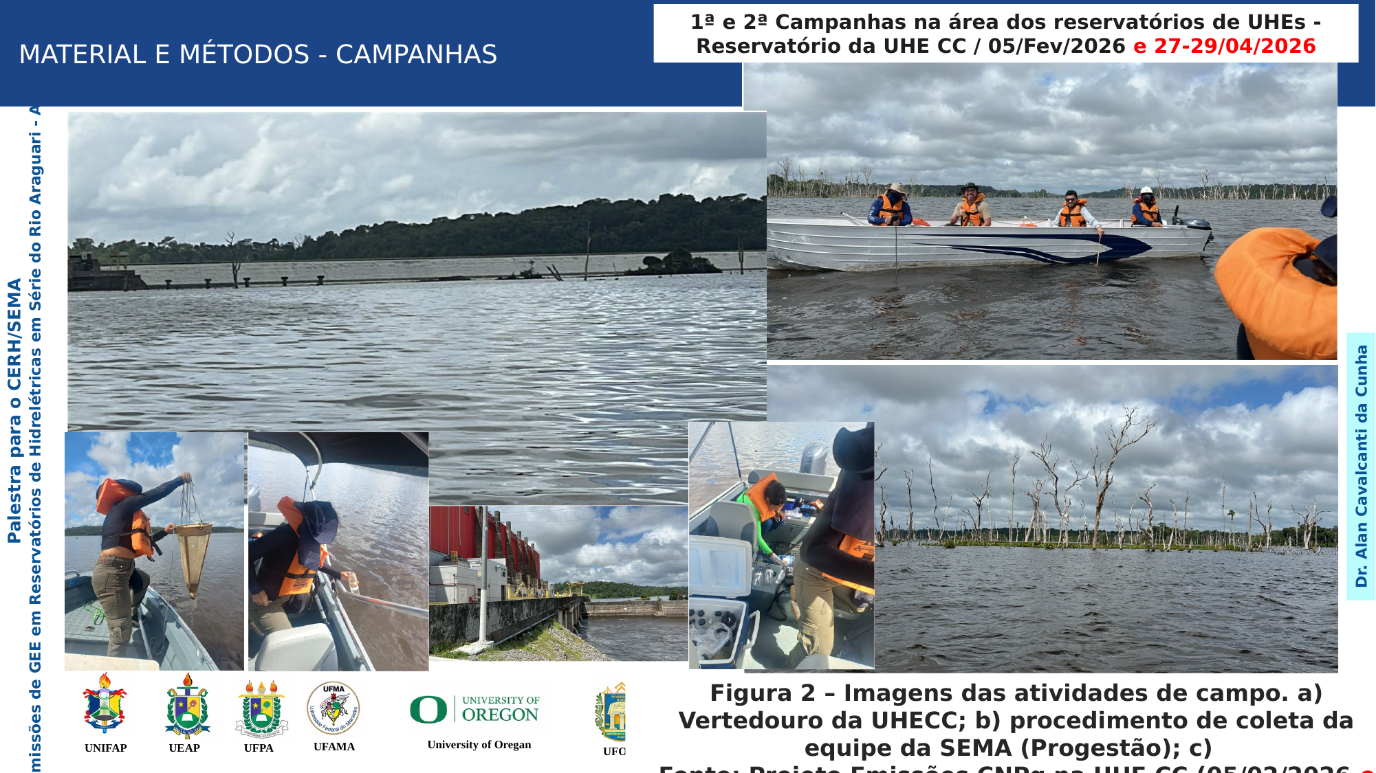 Slide 14 - Procedimentos Operacionais de Coleta & Câmaras Flutuantes
